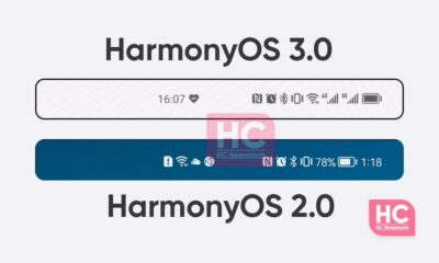 harmonyos 3.0 status bar icons