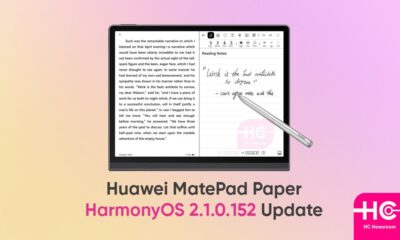 Huawei MatePad Paper HarmonyOS 2.1.0.152 update