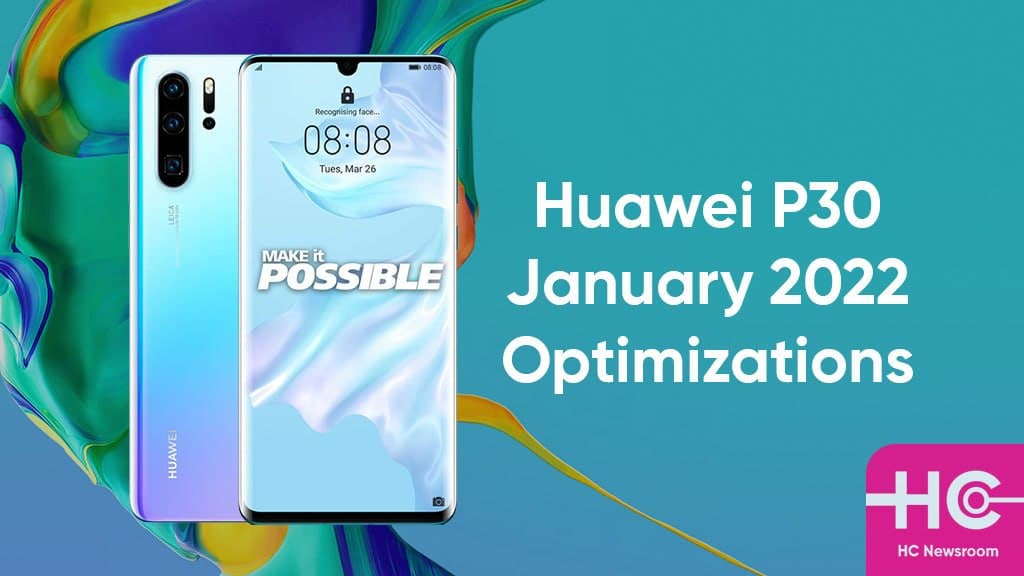 Huawei P30 January 2022 system update