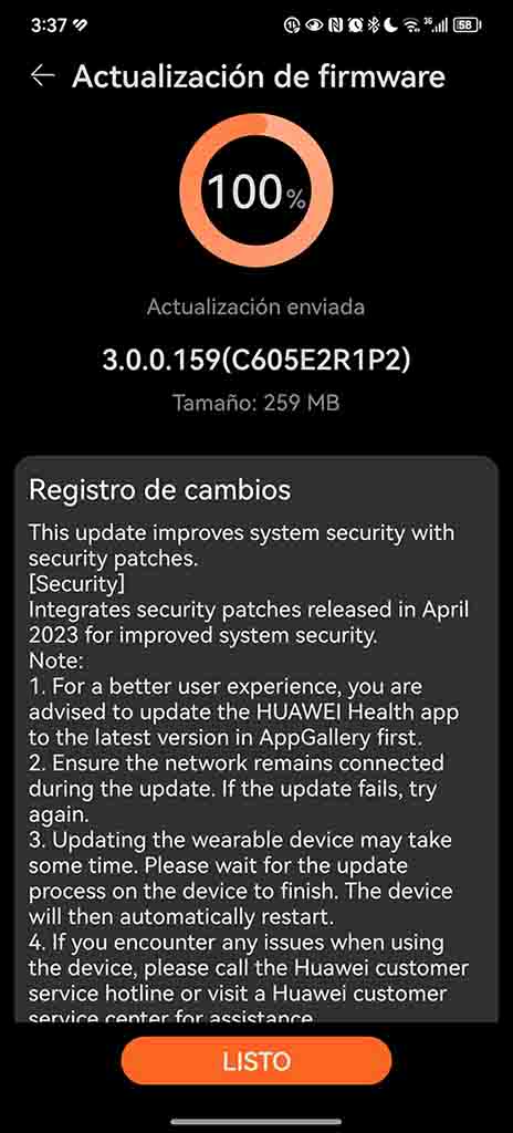 Huawei Watch 3 April 2023